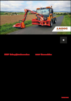 म्यूनिसिपल ट्रैक्टर फ्रंट हिच Ladog T 1700