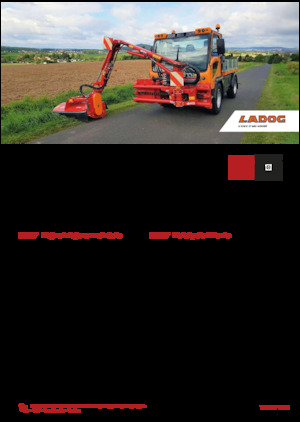 म्यूनिसिपल ट्रैक्टर फ्रंट हिच Ladog T 1700