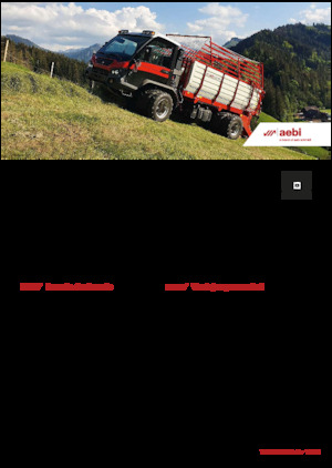 म्यूनिसिपल ट्रैक्टर फ्रंट हिच Aebi TP 470 Vario