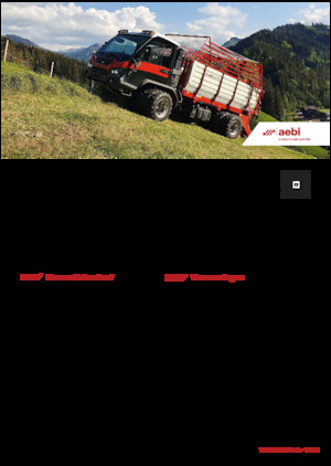 म्यूनिसिपल ट्रैक्टर फ्रंट हिच Aebi TP 470 Vario
