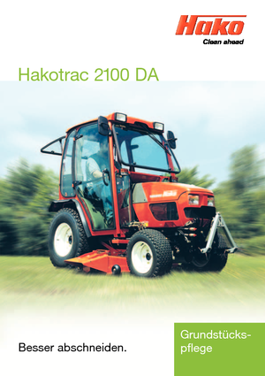 कॉम्पैक्ट यूटिलिटी ट्रैक्टर Hako Hakotrac 2100 DA
