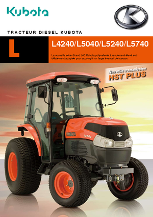 कॉम्पैक्ट यूटिलिटी ट्रैक्टर Kubota L 5240 H