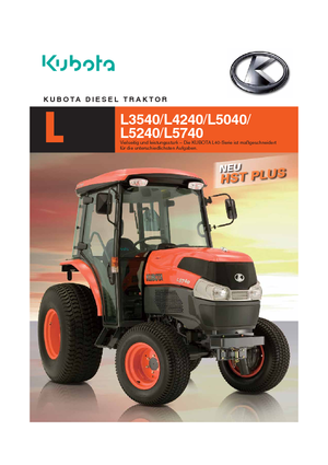 कॉम्पैक्ट यूटिलिटी ट्रैक्टर Kubota L 5240 H