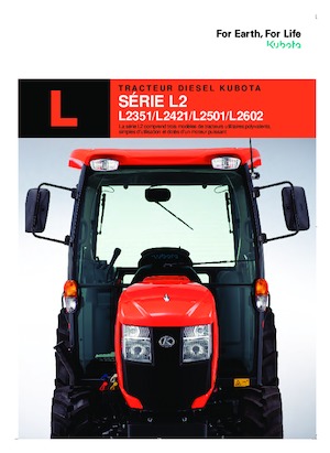 कॉम्पैक्ट यूटिलिटी ट्रैक्टर Kubota L2421 DHW