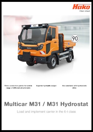 कॉम्पैक्ट यूटिलिटी ट्रैक्टर Hako Multicar M31 C