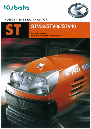कॉम्पैक्ट यूटिलिटी ट्रैक्टर Kubota STV 32