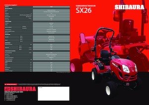 कॉम्पैक्ट यूटिलिटी ट्रैक्टर Shibaura SX 26