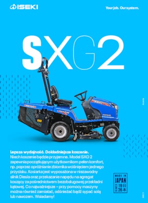 राइडिंग लॉन मोवर और गार्डन ट्रैक्टर Iseki SXG 216