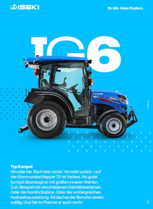 कॉम्पैक्ट यूटिलिटी ट्रैक्टर Iseki TG 6490