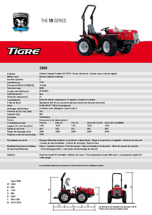कॉम्पैक्ट यूटिलिटी ट्रैक्टर Carraro Tigre 3200