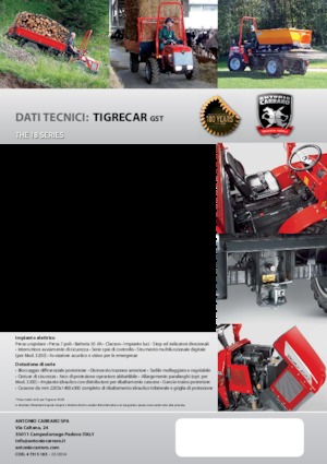 कॉम्पैक्ट यूटिलिटी ट्रैक्टर Carraro Tigrecar 4300 GST