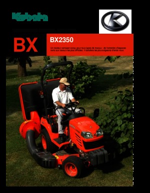 कॉम्पैक्ट यूटिलिटी ट्रैक्टर Kubota BX2350 D