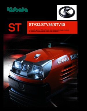 कॉम्पैक्ट यूटिलिटी ट्रैक्टर Kubota STV 40