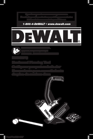 नेलर और स्टेपलर DEWALT DWMIIIFS