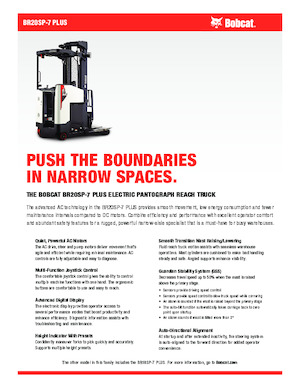 नैरो आइल फोर्कलिफ्ट वीएनए Bobcat BR20SP-7 Plus