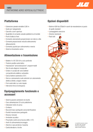 व्हील्ड सिज़र लिफ्ट JLG 10RS