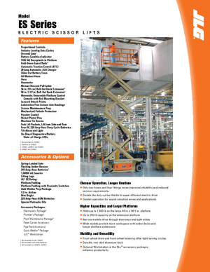व्हील्ड सिज़र लिफ्ट JLG 1930ES