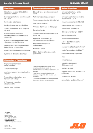 व्हील्ड सिज़र लिफ्ट JLG 3394RT