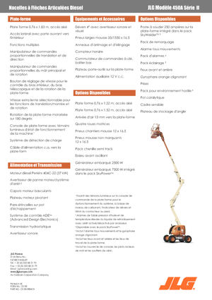 व्हील्ड आर्टिकुलेटिंग बूम लिफ्ट JLG 450A Serie II