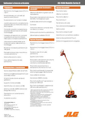 व्हील्ड आर्टिकुलेटिंग बूम लिफ्ट JLG 450A Serie II