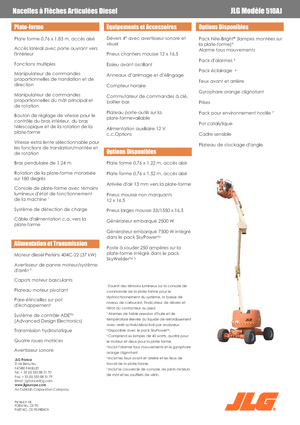 व्हील्ड आर्टिकुलेटिंग बूम लिफ्ट JLG 510 AJ