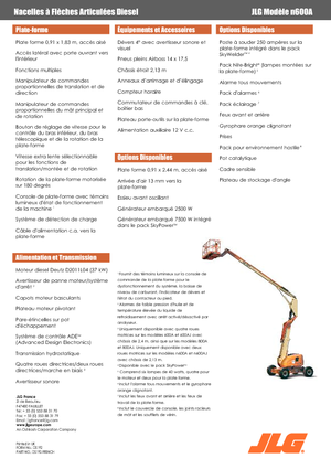 व्हील्ड आर्टिकुलेटिंग बूम लिफ्ट JLG 600AN