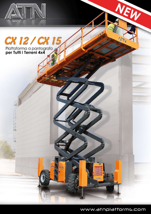 व्हील्ड सिज़र लिफ्ट ATN CX 12