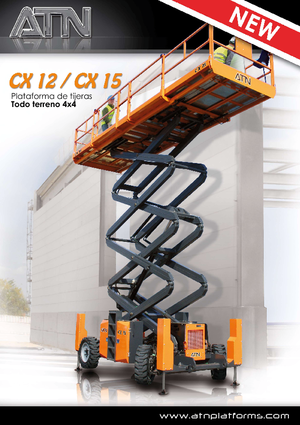 व्हील्ड सिज़र लिफ्ट ATN CX 12