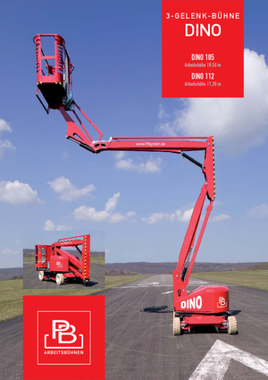 व्हील्ड आर्टिकुलेटिंग बूम लिफ्ट PB Dino 105 D