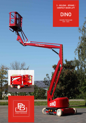 व्हील्ड आर्टिकुलेटिंग बूम लिफ्ट PB Dino 112D II