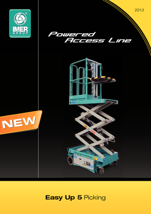 व्हील्ड सिज़र लिफ्ट Iteco Easy Up 5 Picking