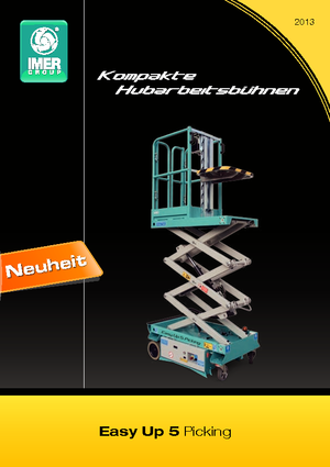 व्हील्ड सिज़र लिफ्ट Iteco Easy Up 5 Picking