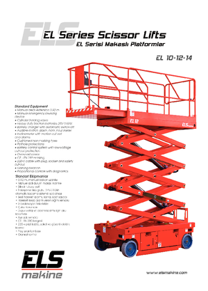 व्हील्ड सिज़र लिफ्ट ELS Lift EL 14