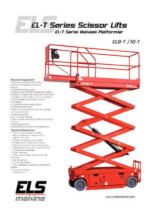 व्हील्ड सिज़र लिफ्ट ELS Lift EL 10 T
