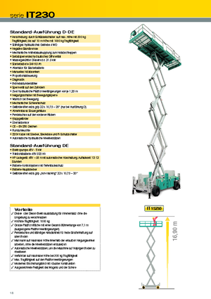 व्हील्ड सिज़र लिफ्ट Iteco IT 15230 DE