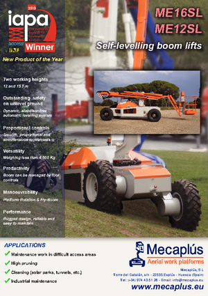 व्हील्ड आर्टिकुलेटिंग बूम लिफ्ट Mecaplús ME 12 SL (4x4)