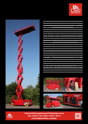 व्हील्ड सिज़र लिफ्ट PB PB S270-24D 4x4