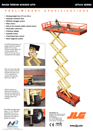 व्हील्ड सिज़र लिफ्ट Liftlux SL 320-30