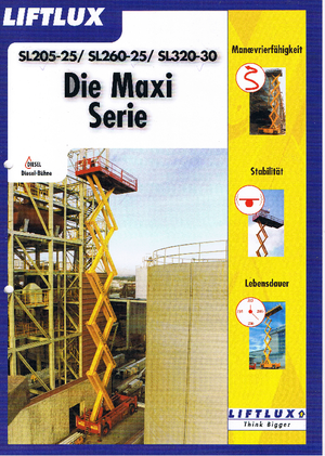 व्हील्ड सिज़र लिफ्ट Liftlux SL 320-30