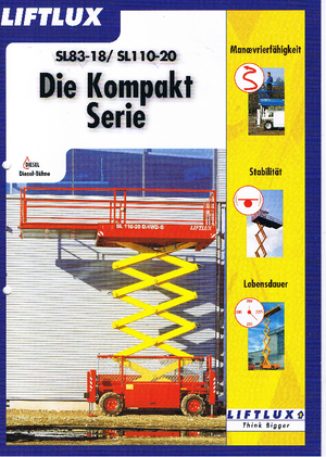 व्हील्ड सिज़र लिफ्ट Liftlux SL 83-18