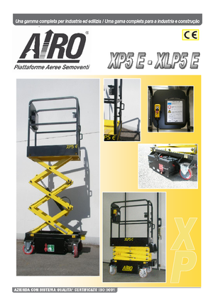 व्हील्ड सिज़र लिफ्ट AIRO XLP 5 E