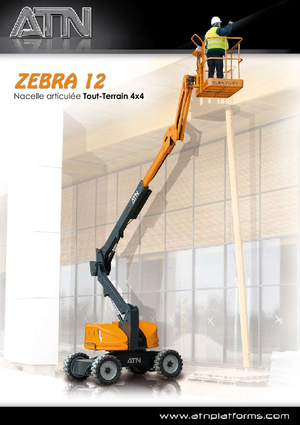 व्हील्ड आर्टिकुलेटिंग बूम लिफ्ट ATN Zebra 12