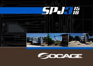 क्रॉलर आर्टिकुलेटिंग बूम लिफ्ट Socage SPJ 318