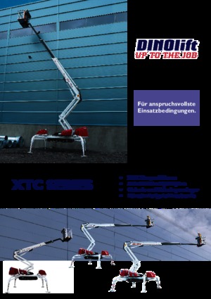 क्रॉलर आर्टिकुलेटिंग बूम लिफ्ट Dino Lift Dino 185 XTC