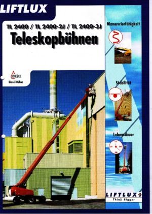 व्हील्ड टेलीस्कोपिक बूम लिफ्ट Liftlux TL 2400-2 J