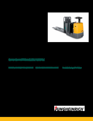 ऑर्डर पिकर और चेरी पिकर फोर्कलिफ्ट Jungheinrich ECE M36