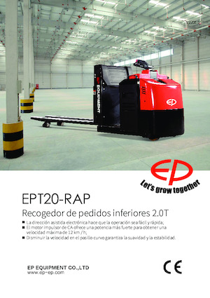 ऑर्डर पिकर और चेरी पिकर फोर्कलिफ्ट EP EPT20-RAP