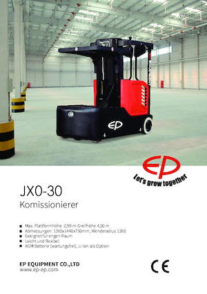 ऑर्डर पिकर और चेरी पिकर फोर्कलिफ्ट EP JX0-JX0-30