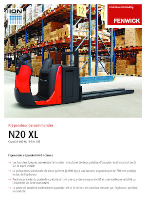 ऑर्डर पिकर और चेरी पिकर फोर्कलिफ्ट Linde N20XL