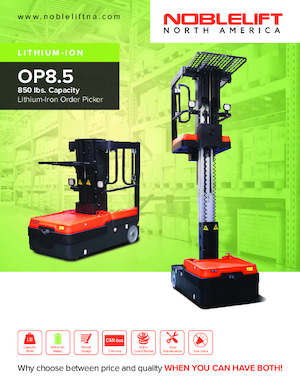 ऑर्डर पिकर और चेरी पिकर फोर्कलिफ्ट Noblelift OP8.5